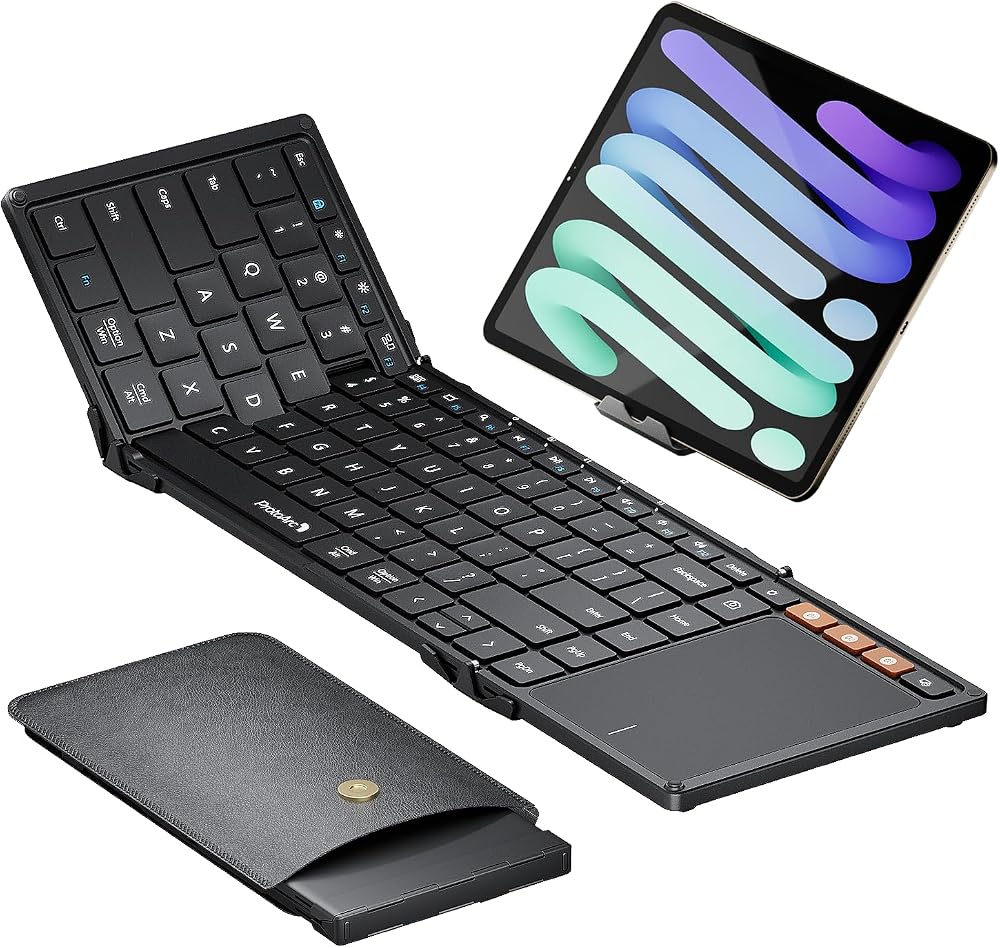 ProtoArc XK01 TP folding keyboard with trackpad
